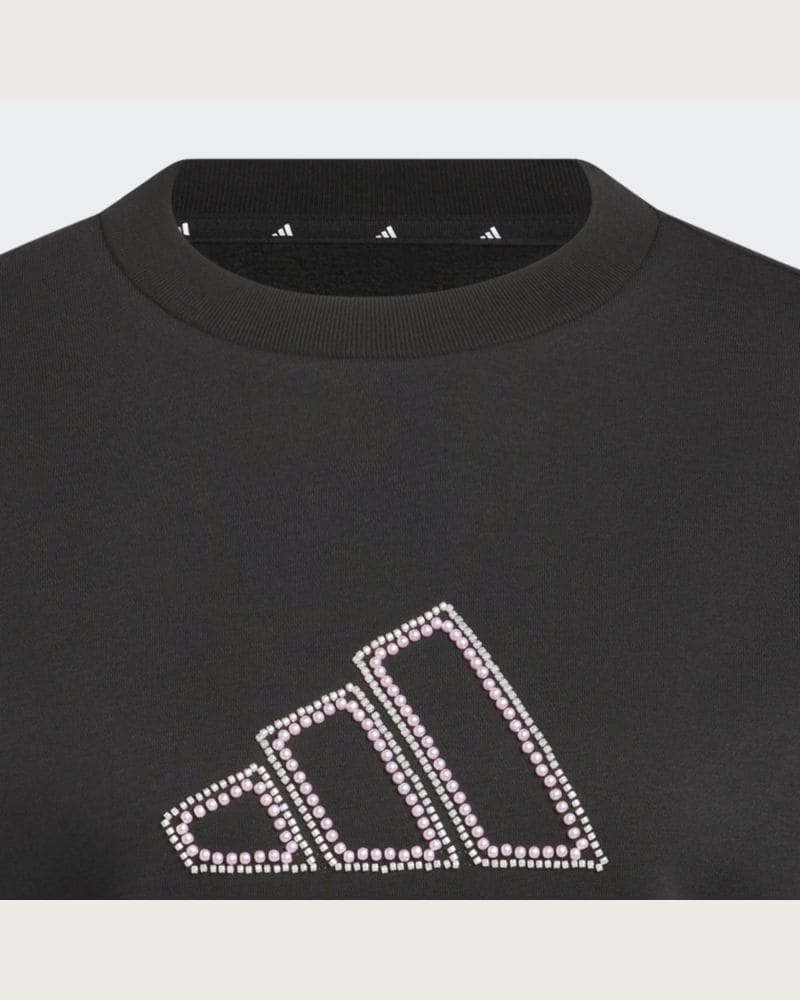 Dámska zateplená mikina ADIDAS W CO PEARL SWT BLACK – fotka 7