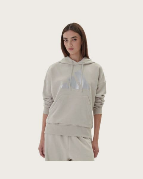 Dámska mikina s kapucňou ADIDAS W HOL MET HD WONALU