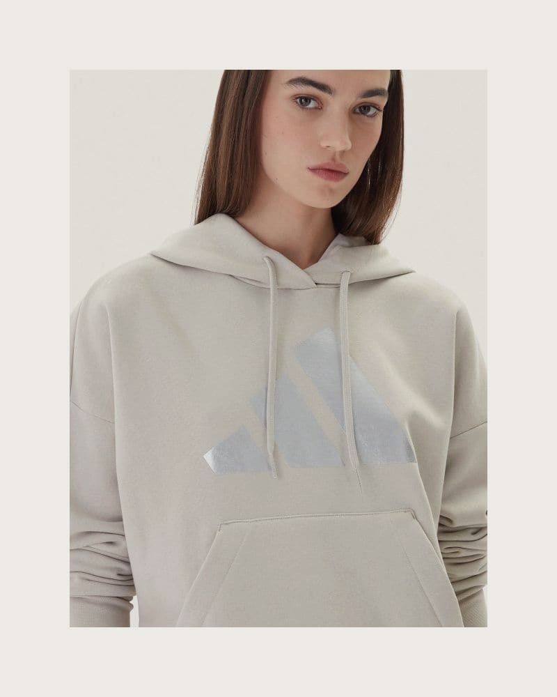 Dámska mikina s kapucňou ADIDAS W HOL MET HD WONALU – fotka 5