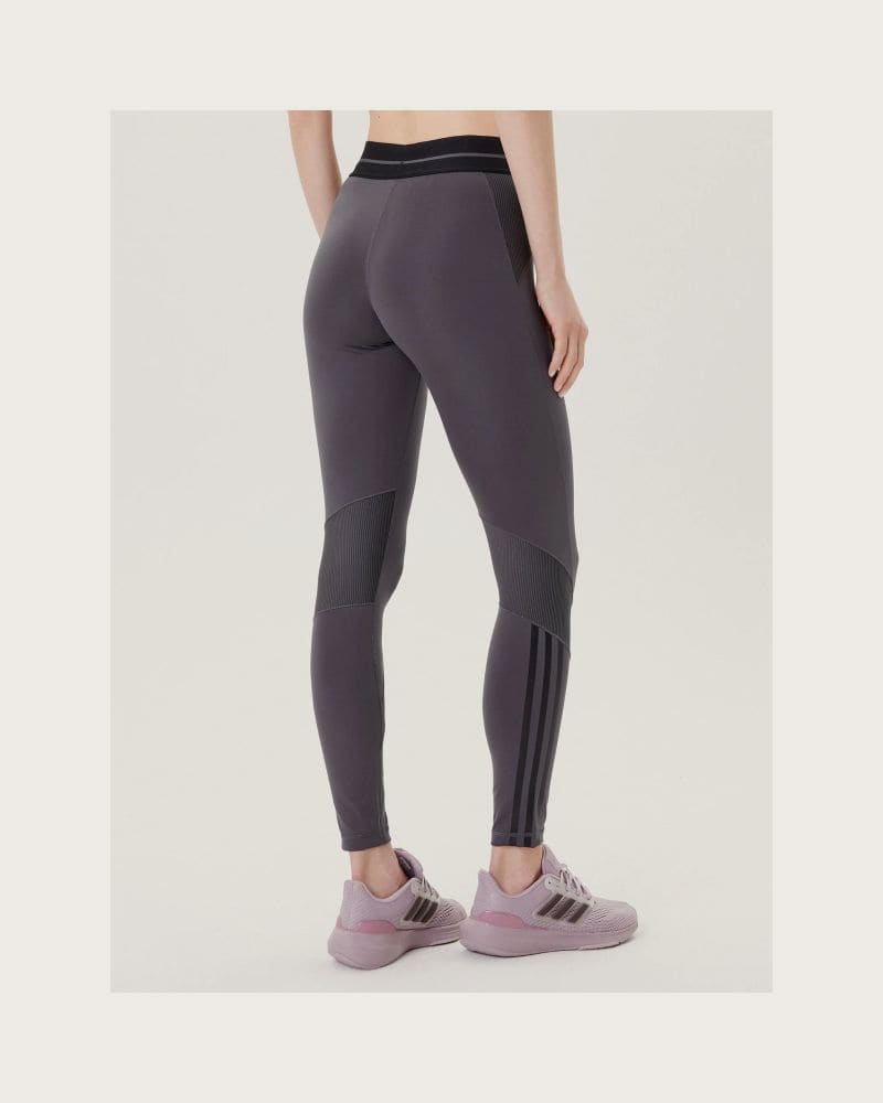Dámske legíny ADIDAS HYG RIB 1 1 L GRESIX BLACK – fotka 3