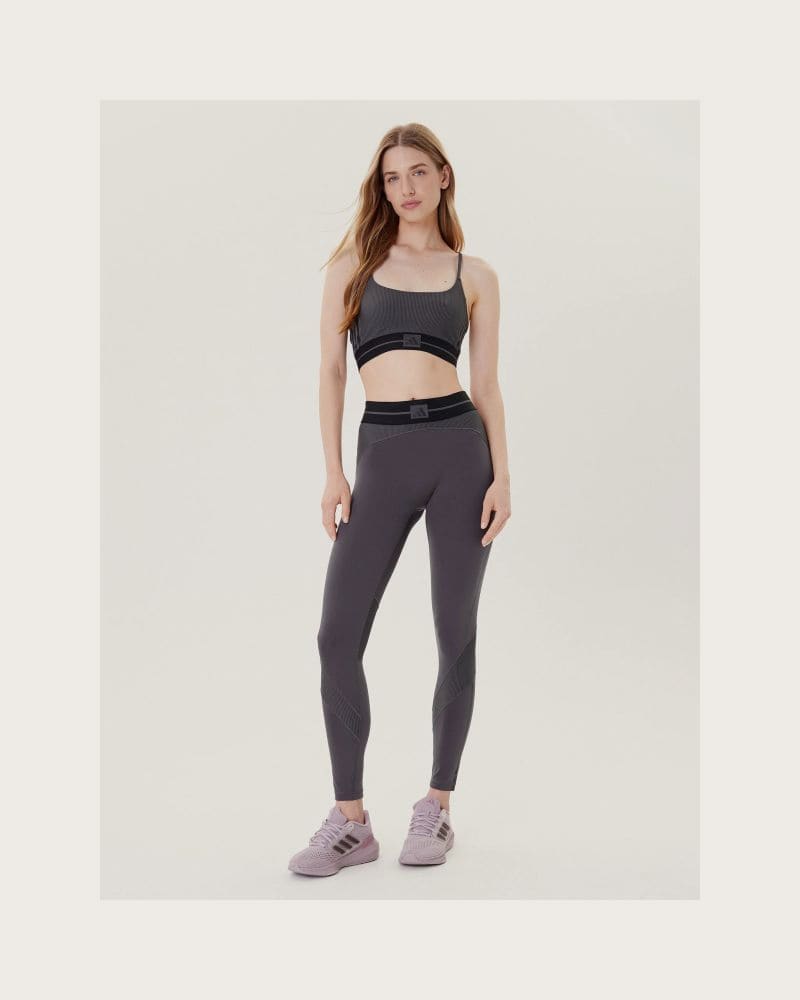 Dámske legíny ADIDAS HYG RIB 1 1 L GRESIX BLACK – fotka 4