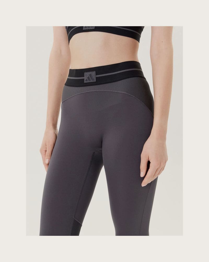 Dámske legíny ADIDAS HYG RIB 1 1 L GRESIX BLACK – fotka 5