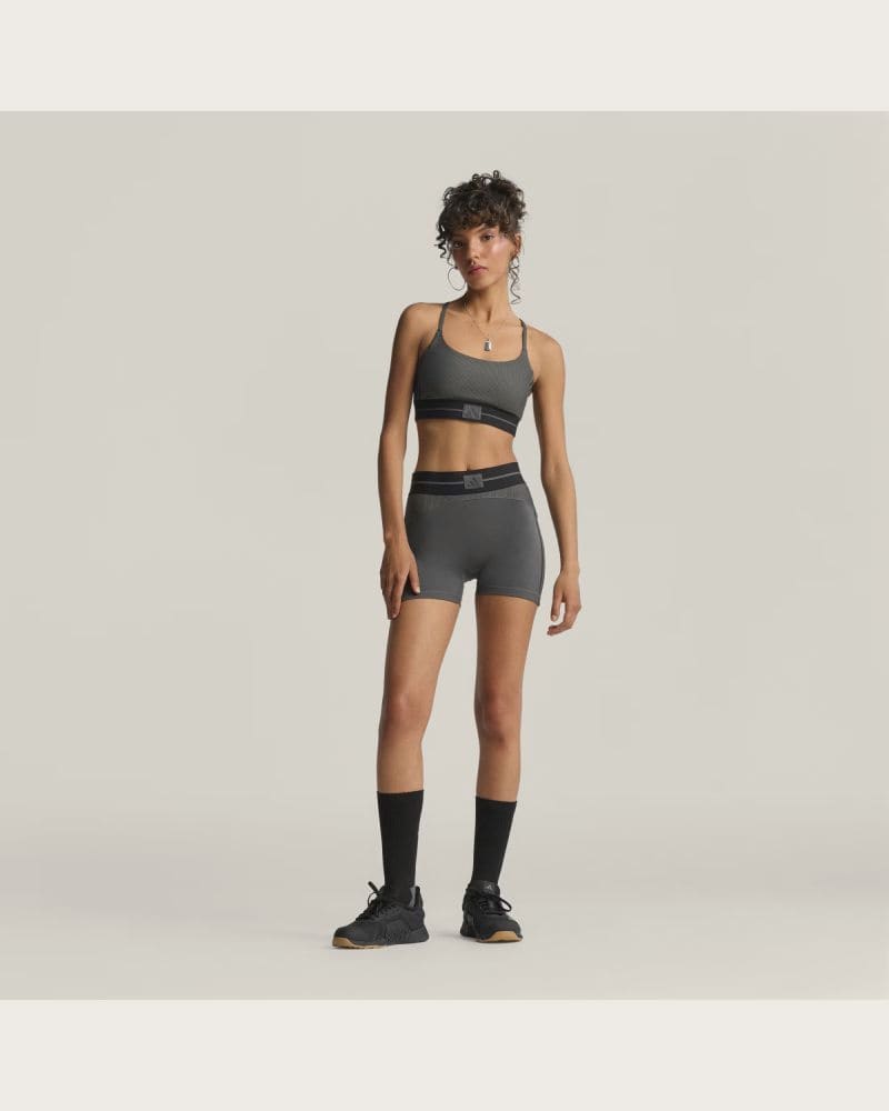 Dámske tréningové kraťasy ADIDAS HYG RIB 1 4 GRESIX BLACK – fotka 5