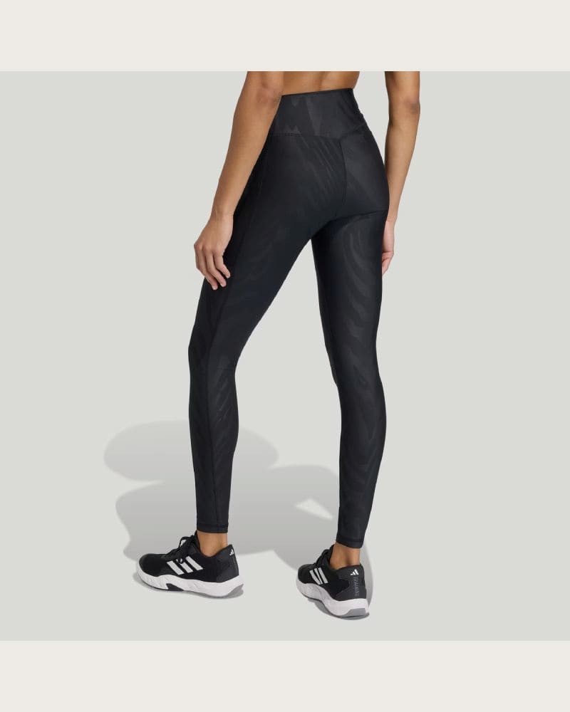 Dámske legíny ADIDAS OPTIME AOP BLACK – fotka 3