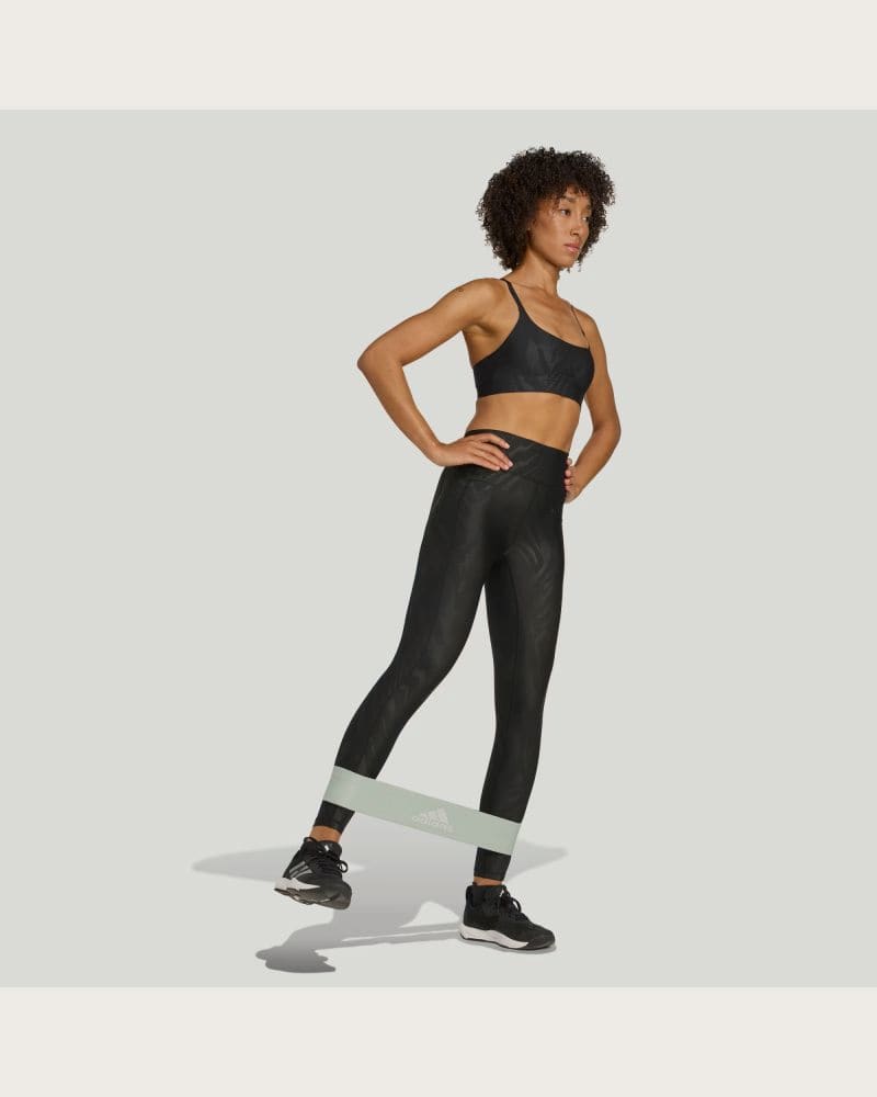 Dámske legíny ADIDAS OPTIME AOP BLACK – fotka 4