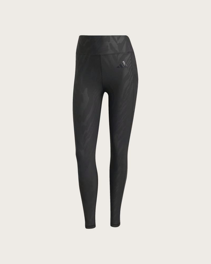 Dámske legíny ADIDAS OPTIME AOP BLACK – fotka 7