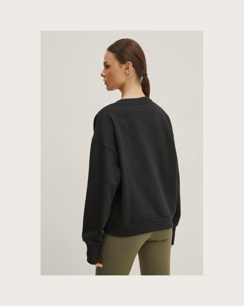 Dámska zateplená mikina ADIDAS W ALL SZN SWT BLACK – fotka 3