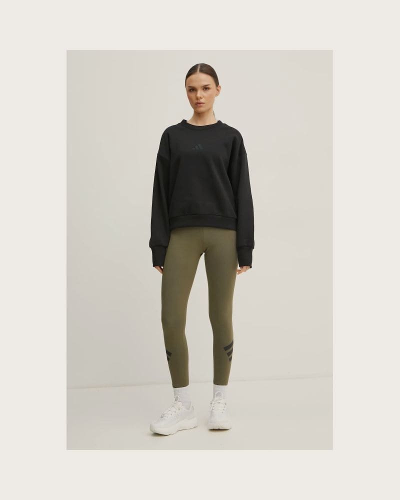 Dámska zateplená mikina ADIDAS W ALL SZN SWT BLACK – fotka 4