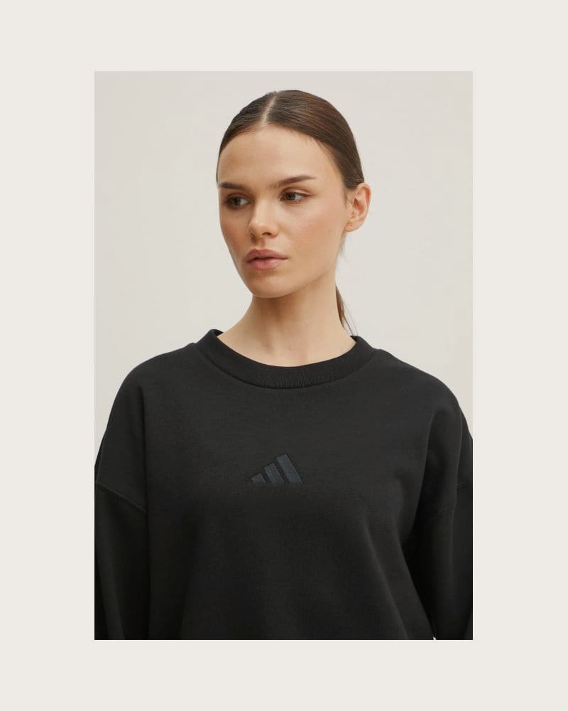 Dámska zateplená mikina ADIDAS W ALL SZN SWT BLACK – fotka 5