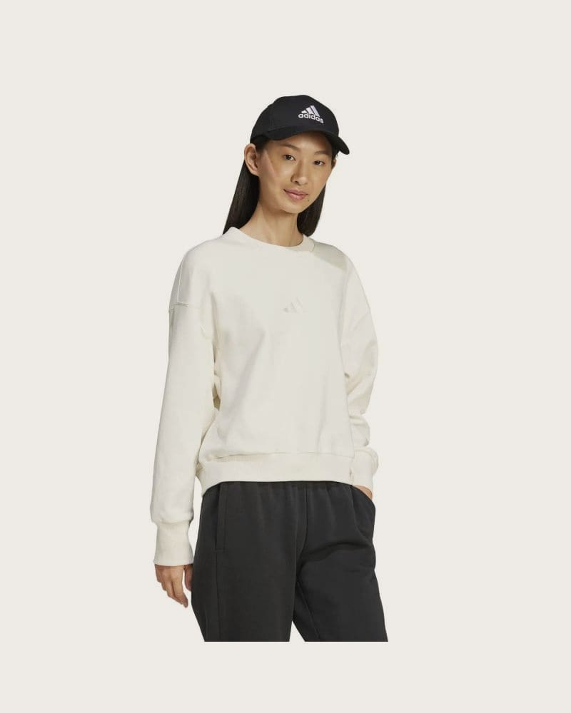 Dámska zateplená mikina ADIDAS W ALL SZN SWT OWHITE – fotka 2