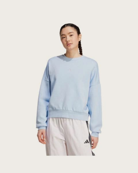 Dámska zateplená mikina ADIDAS W SL FC SWT GLOBLU WHITE