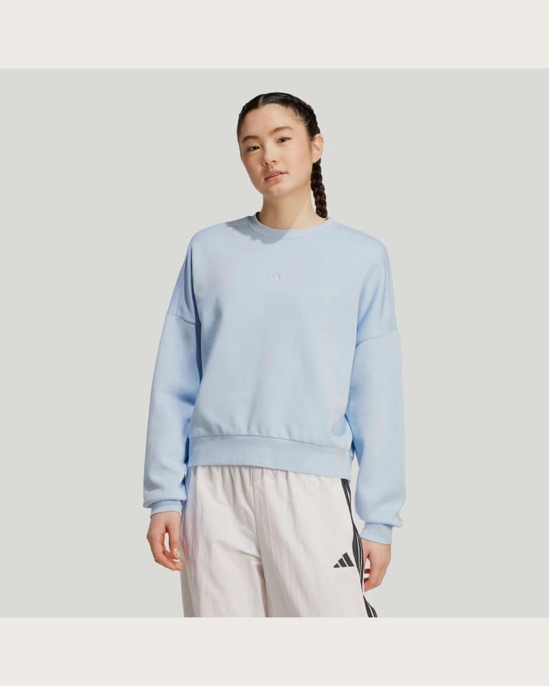 Dámska zateplená mikina ADIDAS W SL FC SWT GLOBLU WHITE – fotka 2