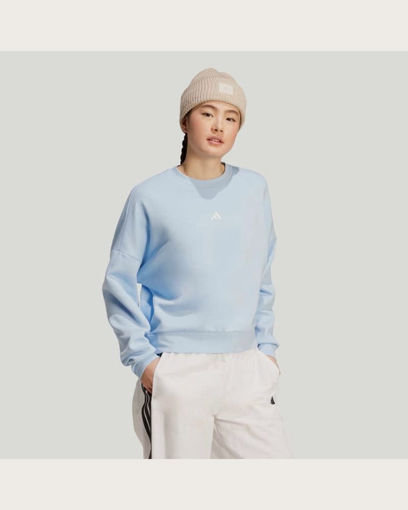Dámska zateplená mikina ADIDAS W SL FC SWT GLOBLU WHITE – fotka 3
