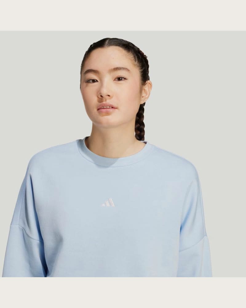 Dámska zateplená mikina ADIDAS W SL FC SWT GLOBLU WHITE – fotka 6