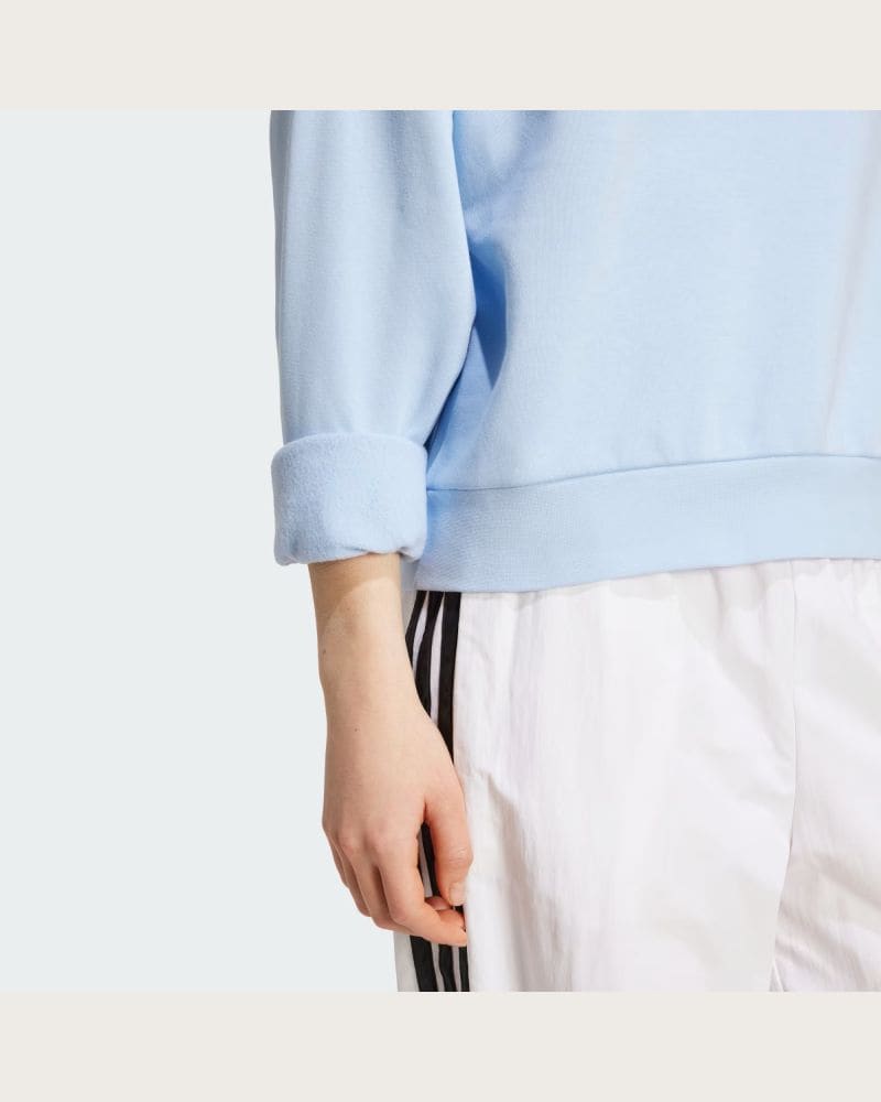 Dámska zateplená mikina ADIDAS W SL FC SWT GLOBLU WHITE – fotka 7