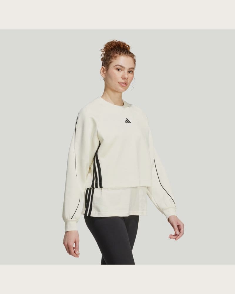 Dámska mikina ADIDAS W STADIUM SWT OWHITE BLACK – fotka 3