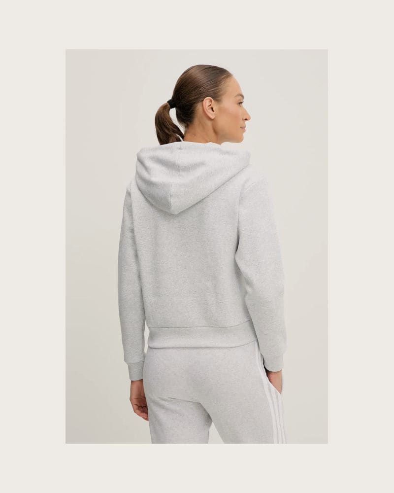 Dámska mikina s kapucňou ADIDAS W CO RUFF HD LGREYH – fotka 3