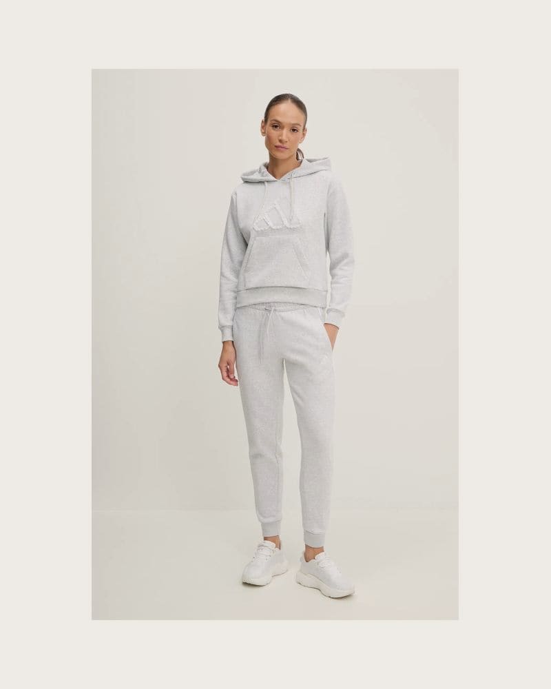 Dámska mikina s kapucňou ADIDAS W CO RUFF HD LGREYH – fotka 4