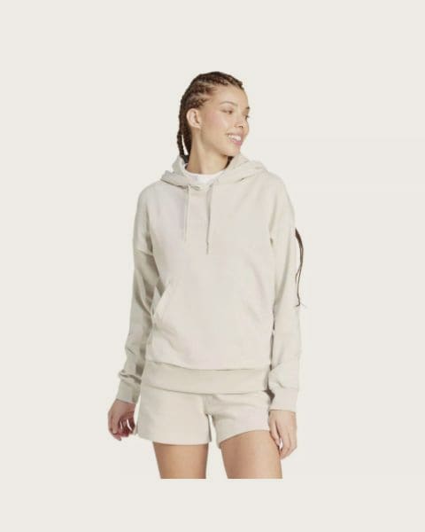 Dámska mikina s kapucňou ADIDAS W SL FT HD WONALU WHITE