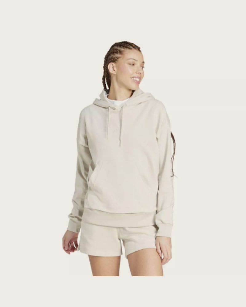 Dámska mikina s kapucňou ADIDAS W SL FT HD WONALU WHITE