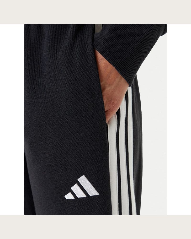 Dámske tepláky ADIDAS W 3S FT CF PT BLACK WHITE – fotka 8