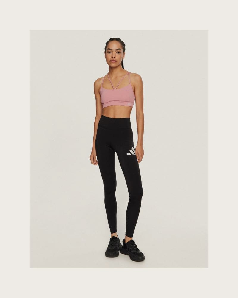Dámske legíny ADIDAS WE BL 1 1 L BLACK – fotka 4