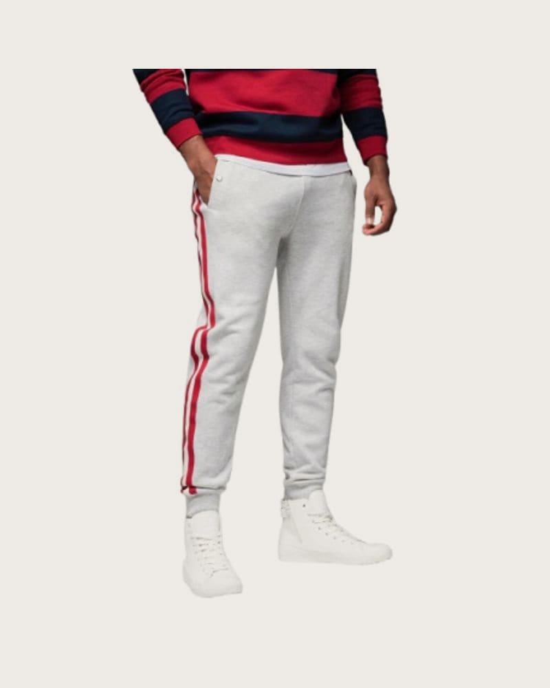 Pánske tepláky OMBRE Pants OM-PASK-0258 V-1ight greyelange