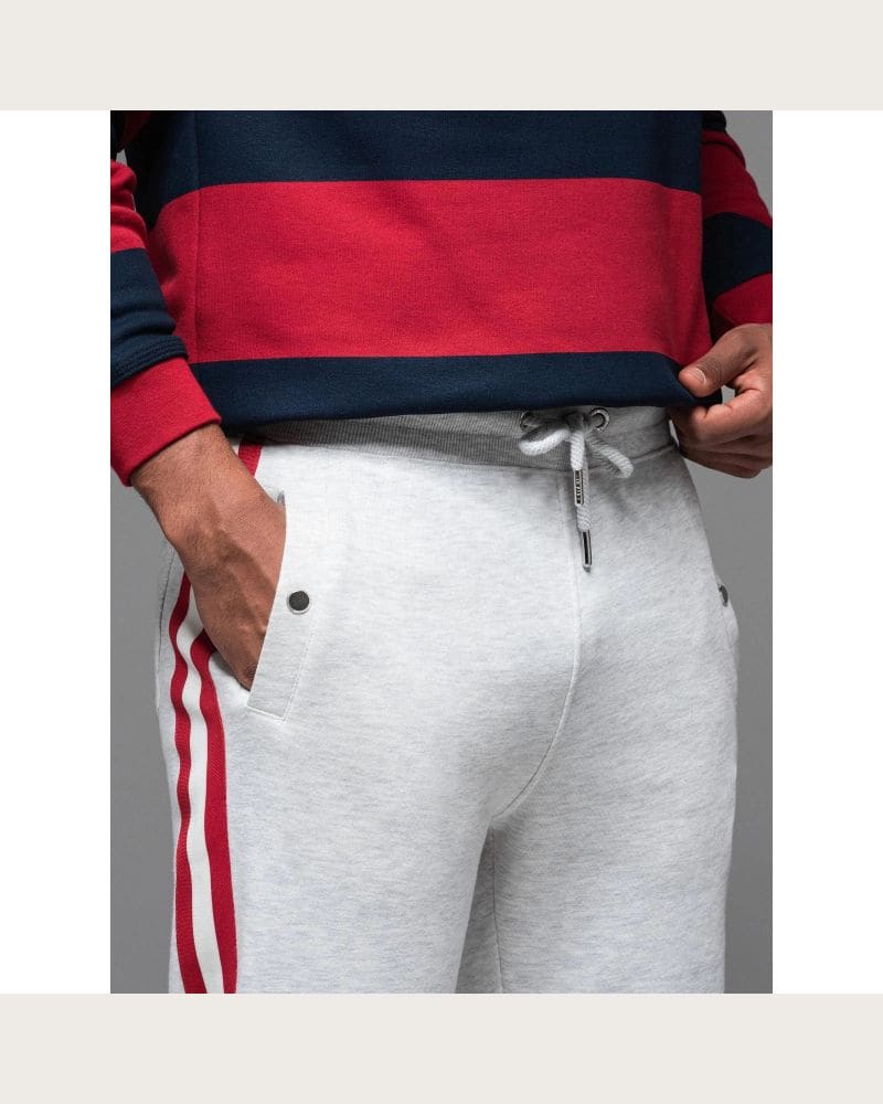 Pánske tepláky OMBRE Pants OM-PASK-0258 V-1ight greyelange – fotka 7