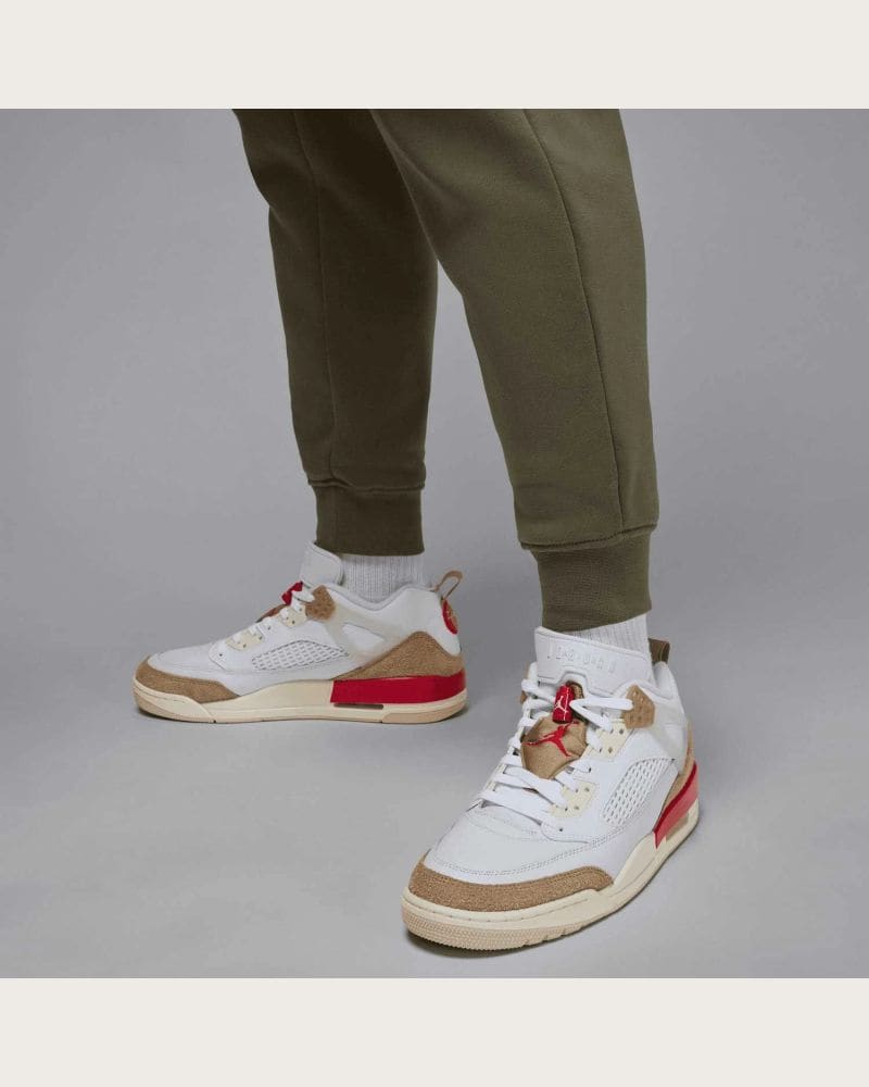 Pánske zateplené tepláky NIKE JORDAN BRK FLC PANT 222 KHAKI – fotka 5