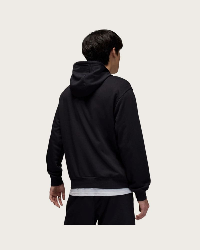 Pánska flisová mikina s kapucňou NIKE JORDAN SPRT CSVR GFX FLC PO 010 BLACK – fotka 5
