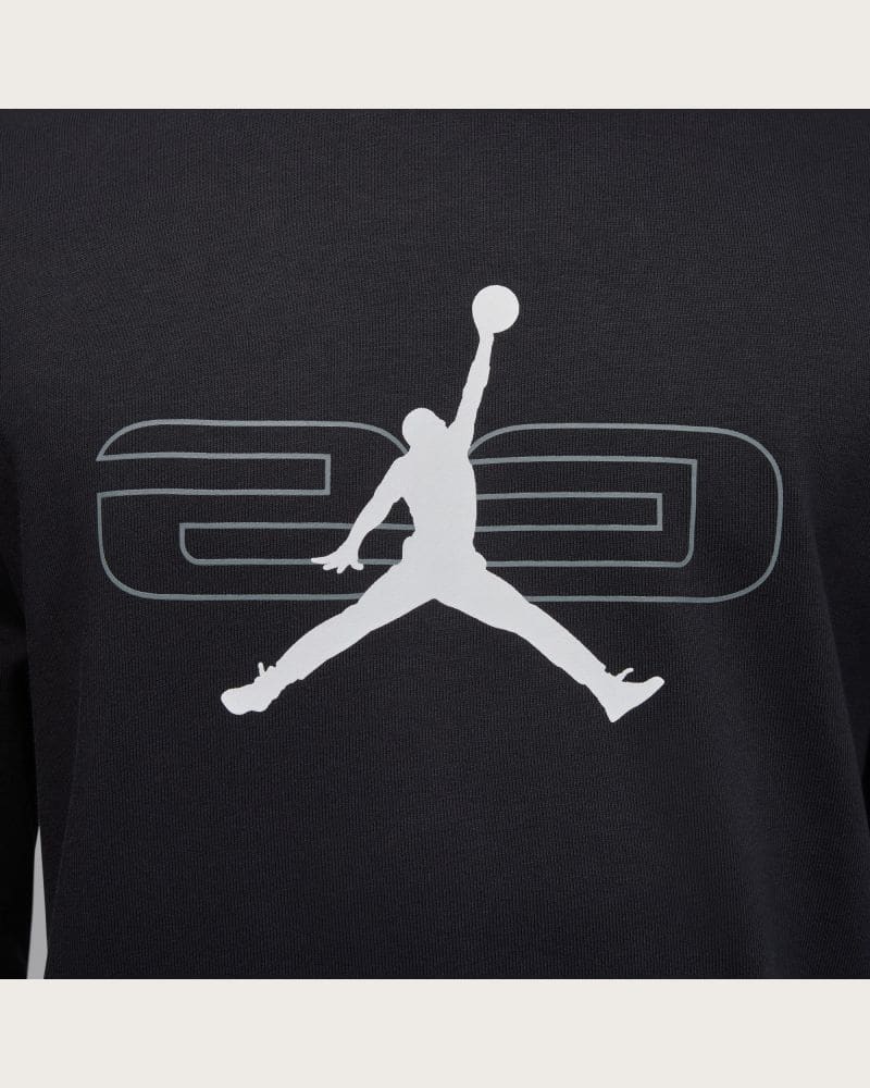 Pánska flisová mikina s kapucňou NIKE JORDAN SPRT CSVR GFX FLC PO 010 BLACK – fotka 7