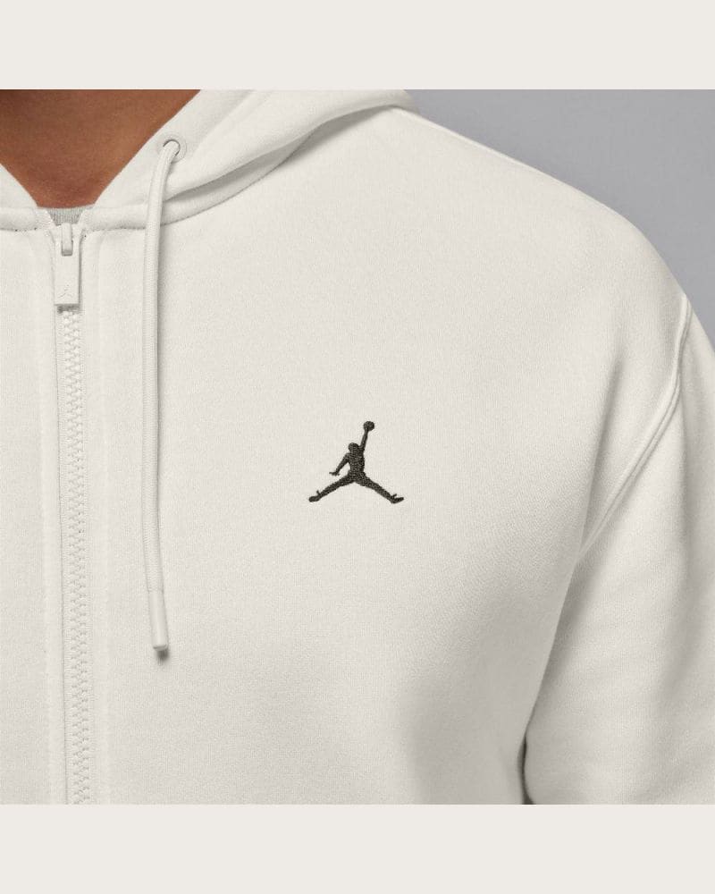 Pánska flisová mikina so zipsom NIKE JORDAN BRK FLC FZ 133 SAIL – fotka 5