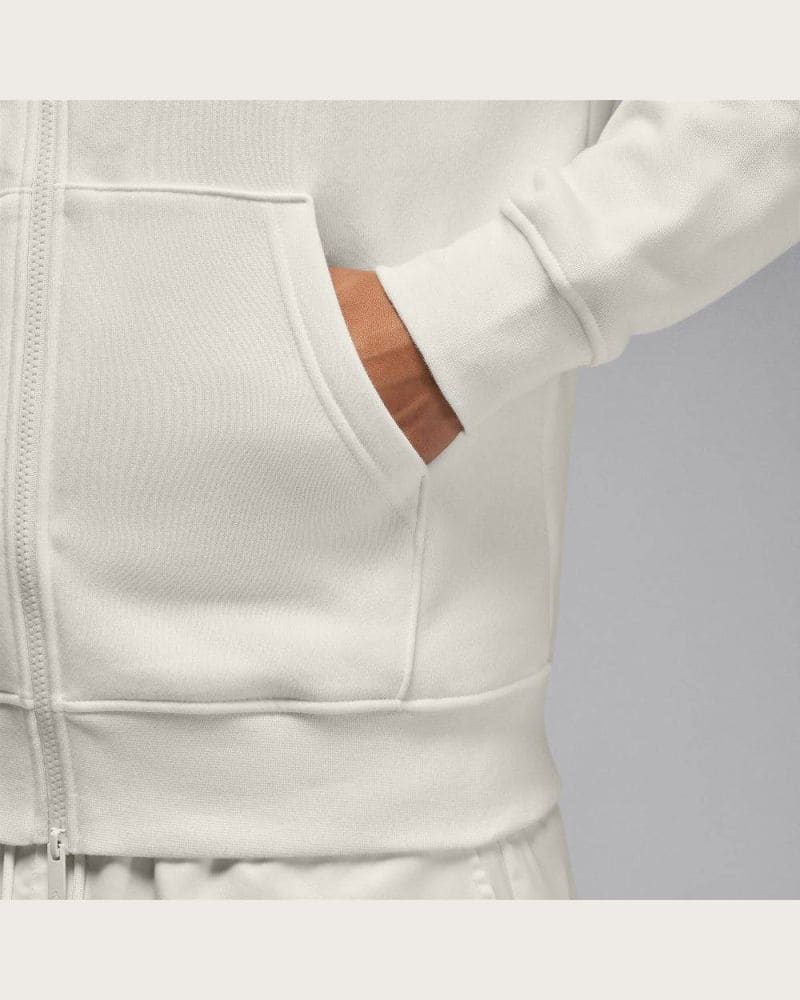 Pánska flisová mikina so zipsom NIKE JORDAN BRK FLC FZ 133 SAIL – fotka 6