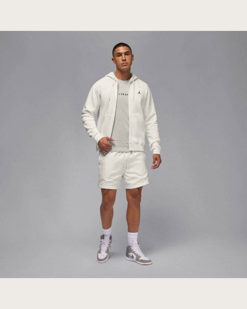 Pánska flisová mikina so zipsom NIKE JORDAN BRK FLC FZ 133 SAIL – fotka 7