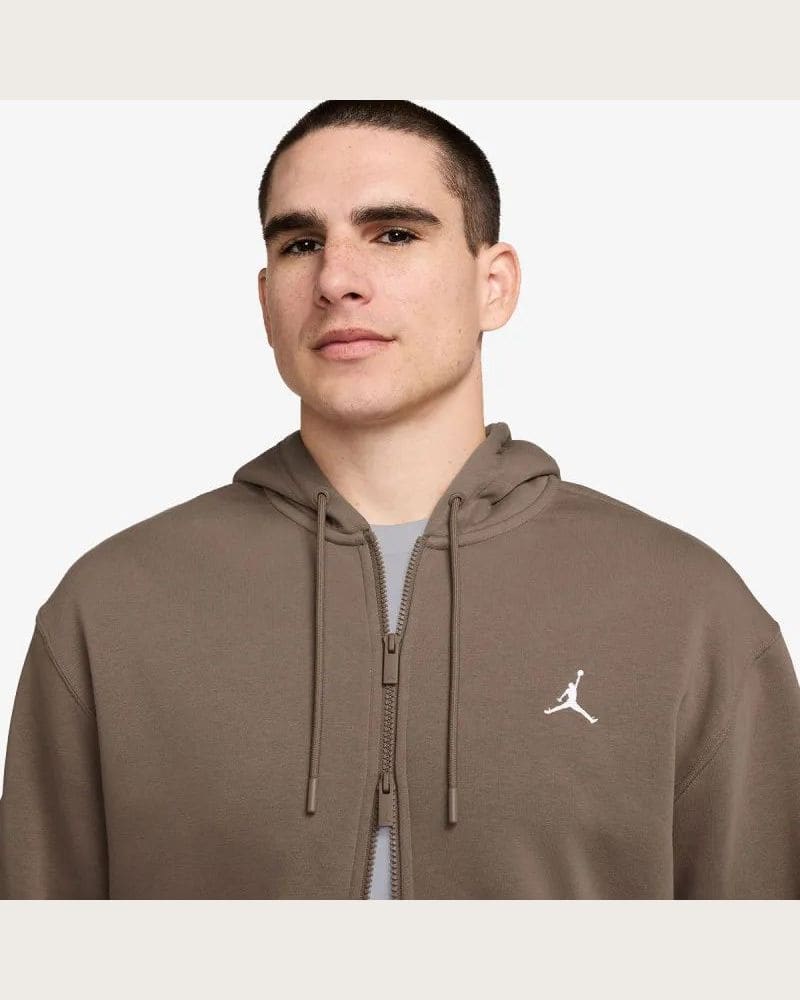 Pánska flisová mikina so zipsom NIKE JORDAN BRK FLC FZ 222 KHAKI – fotka 2