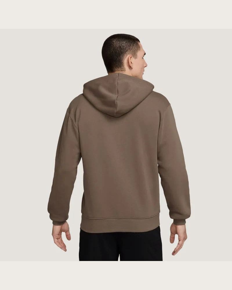 Pánska flisová mikina so zipsom NIKE JORDAN BRK FLC FZ 222 KHAKI – fotka 3