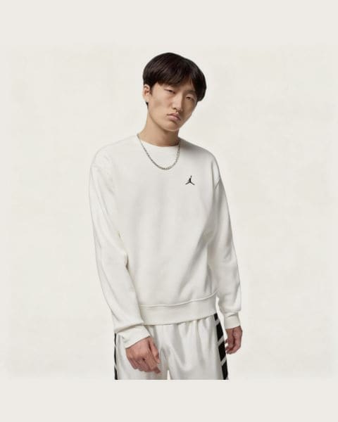 Pánska flisová mikina NIKE JORDAN BRK FLC CREW 133 SAIL