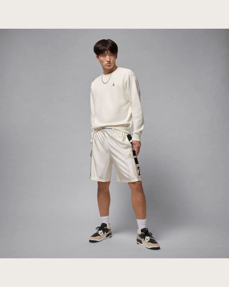 Pánska flisová mikina NIKE JORDAN BRK FLC CREW 133 SAIL – fotka 4