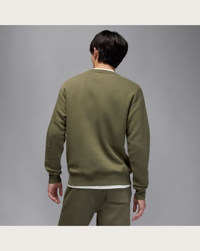 Pánska flisová mikina NIKE JORDAN BRK FLC CREW 222 KHAKI – fotka 3