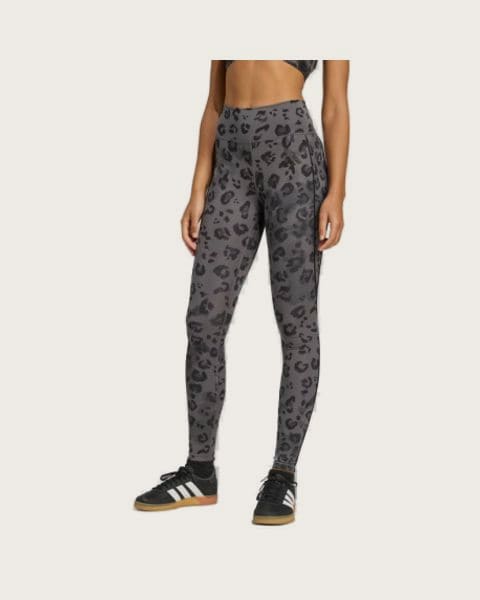 Dámske legíny ADIDAS OPT ESS 1 1 AOP GREY FIVE PRINT