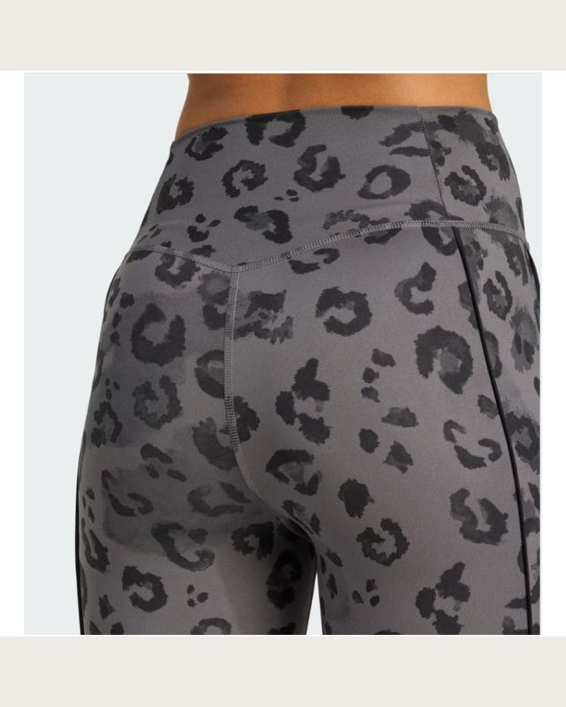 Dámske legíny ADIDAS OPT ESS 1 1 AOP GREY FIVE PRINT – fotka 6
