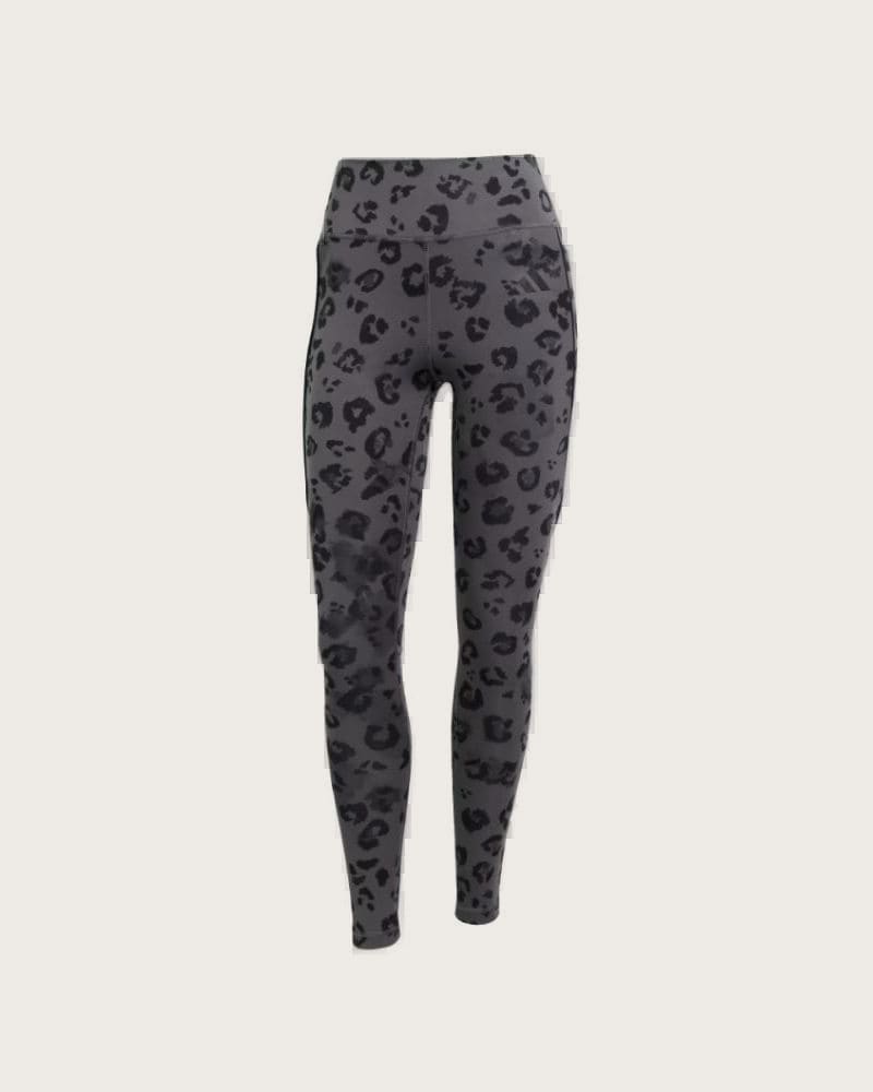 Dámske legíny ADIDAS OPT ESS 1 1 AOP GREY FIVE PRINT – fotka 7