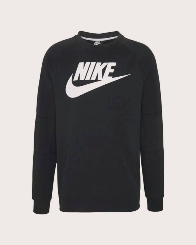 Pánska zateplená mikina NIKE M NK CLUB BB GFX CREW BLACK WHITE – fotka 6