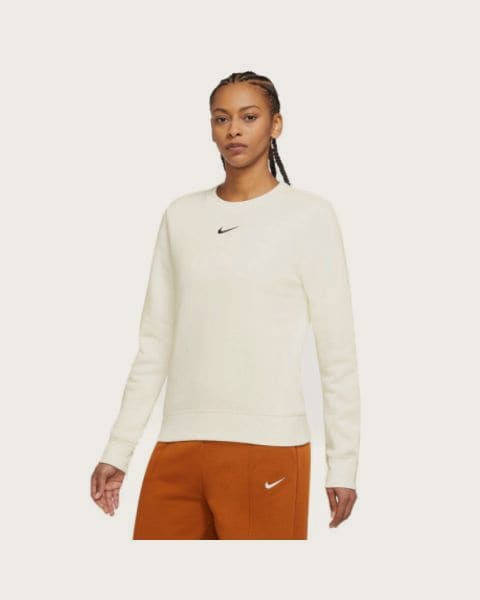 Dámska zateplená mikina NIKE W NSW PHNX FLC STD CREW SAIL BLACK