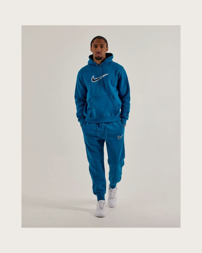 Pánske tepláky NIKE M NK CLUB BB JGGR NEO VARSITY GREEN ABYSS GREEN ABYSS BLACK – fotka 6