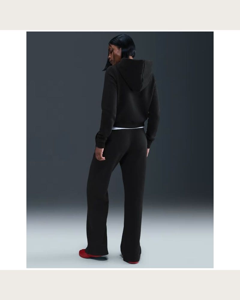 Dámske tepláky NIKE W NSW PHNX FLC STRGHT LEG PNT BLACK – fotka 3