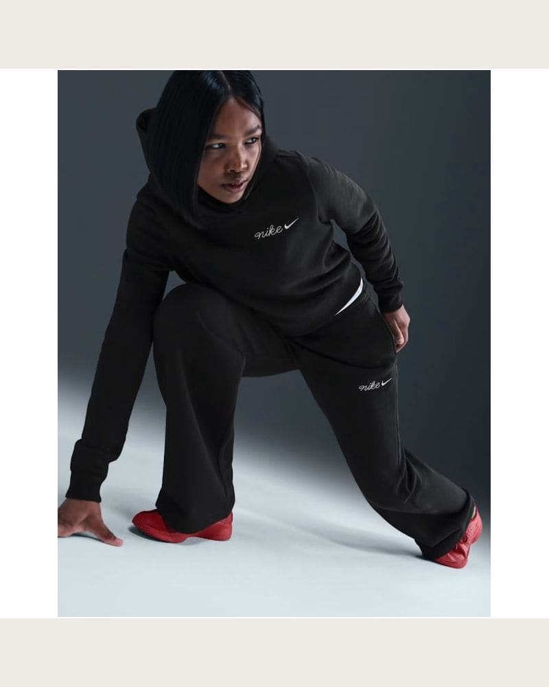 Dámske tepláky NIKE W NSW PHNX FLC STRGHT LEG PNT BLACK – fotka 4
