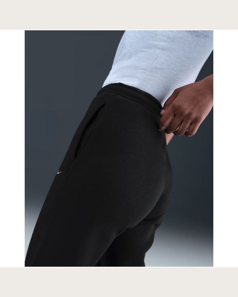 Dámske tepláky NIKE W NSW PHNX FLC STRGHT LEG PNT BLACK – fotka 5