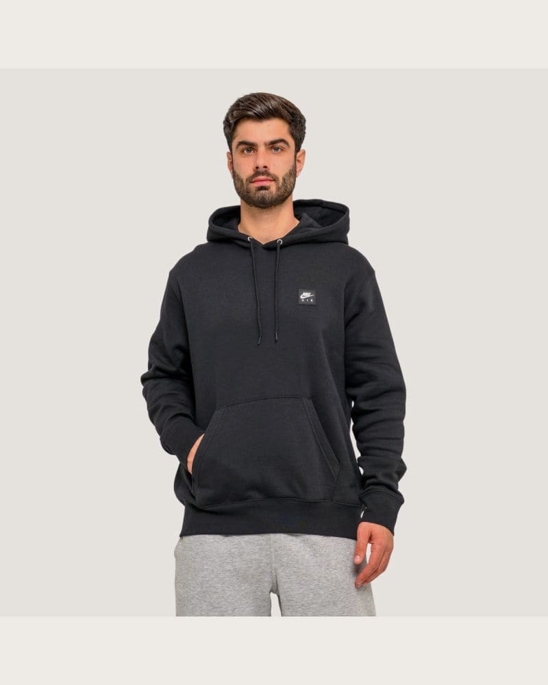 Pánska mikina s kapucňou NIKE M NK AIR PO HOODIE BLACK – fotka 2