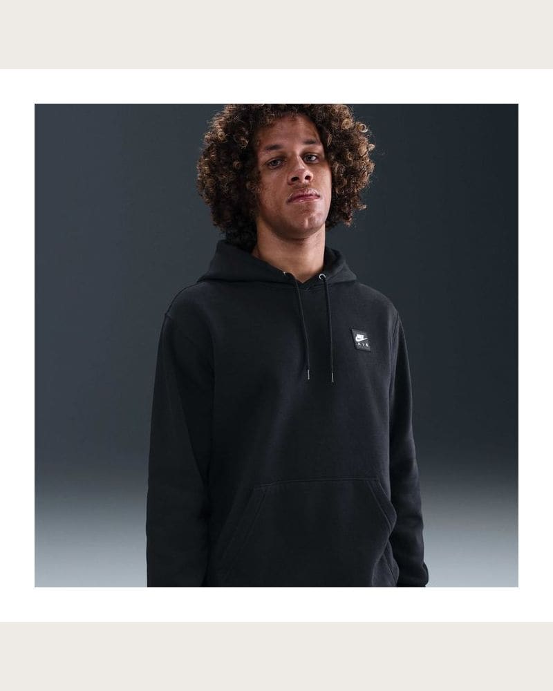 Pánska mikina s kapucňou NIKE M NK AIR PO HOODIE BLACK – fotka 6